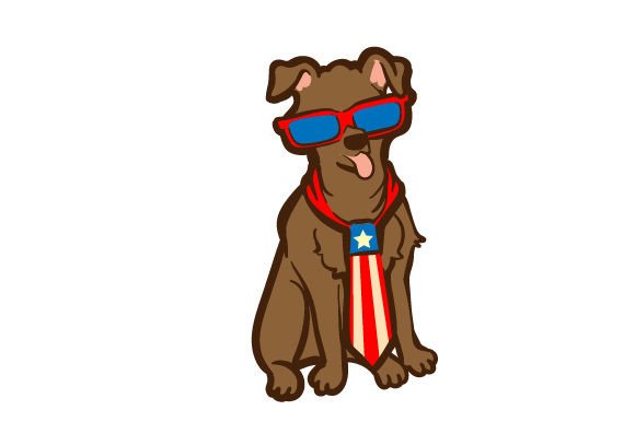 Patriotic Dog